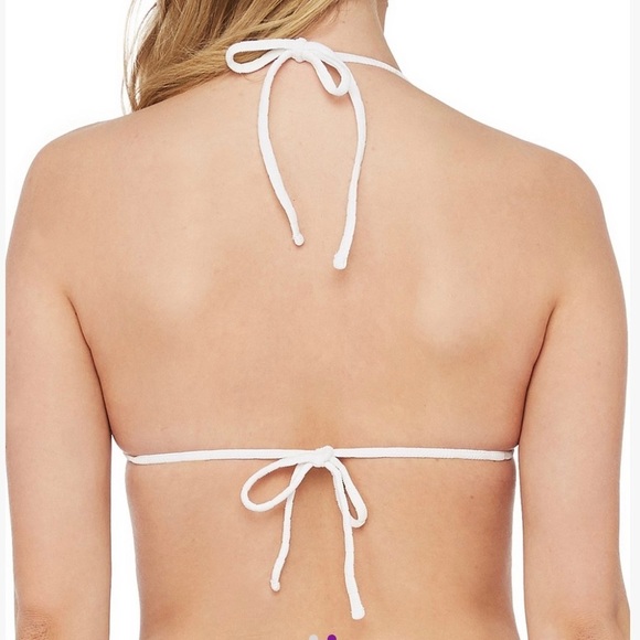 POLO RALPH LAUREN Cable Rib-Knit Triangle Top - Picture 3 of 7